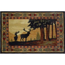 Rustic Buck Silhouette Area Rug - $130.79
