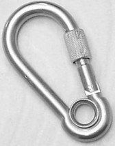 100mm Crew Eye Screw Lock Carbine Snap Hook - $21.55