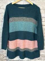 Lou &amp; Grey LOFT Womens S Pullover Sweater Stripe Alpaca Wool Acrylic Blend - $325.11 MXN