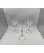 Set of 3 Gorham Crystal LADY ANNE SIGNATURE Wine Glasses - $1,865.41 MXN