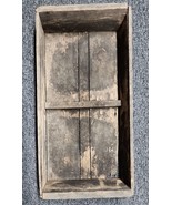 Vintage Wooden Box ~ Crate ~ Wooden Primitive ~ Rustic Wooden Storage Cr... - £58.76 GBP