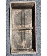 Vintage Wooden Box ~ Crate ~ Wooden Primitive ~ Rustic Wooden Storage Cr... - $1,440.06 MXN