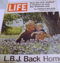 Vintage Life Magazine with President Lyndon B. Johnson Cover 1971 - £7.81 GBP