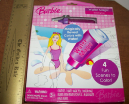 Barbie Doll Craft Kit Art Water Magic Coloring Fun Papercraft Color Activity Set - £7.46 GBP