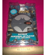 Batman Personal CD Player Bat Man Portable Compact Disc Music Electronic... - $33.24