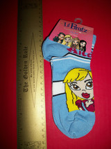 Bratz Doll Girl Clothes 6-8.5 Anklet Sock Foot Wear Blue Footwear Accessory Pair - £2.26 GBP