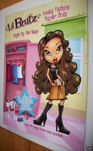 Bratz Doll Craft Kit Book Funky Fashion Paperdoll Paper Style By Mile Brunette - £2.98 GBP