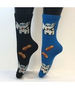 2 PAIRS Foozy&#39;s Women&#39;s Casual Socks PROFESSOR ELEPHANT Print, New with ... - $170.87 MXN