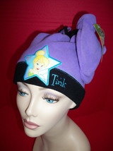 Disney Fairies Baby Clothes Set Tinkerbell Toddler Purple Star Hat Cap Mitten - £9.84 GBP