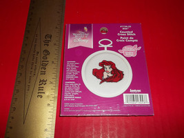 Disney Princesses Craft Kit Princess Counted Cross Stitch Frame Ariel Sewing Art - £11.19 GBP