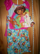 Dora The Explorer Baby Clothes 18M Infant Puppy Pajama Set PJ Sleepwear Outfit - £14.89 GBP