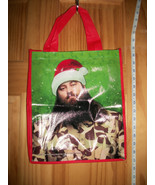 Duck Dynasty Christmas Tote Holiday Green Camo Zippered Handled Eco Trea... - $12.97 CAD