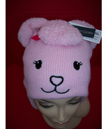Faded Glory Baby Clothes Kid Toddler Cold Weather Gear Hat Pink Poodle P... - £7.44 GBP