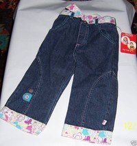 Fashion Gift Fisher Price Baby Clothes 3T Toddler Girl Ribbon Denim Blue... - £9.88 GBP
