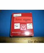 Toy Gift Romantic Magnet Game Magnetic Love Signs Book Word Activity Kit... - €4,04 EUR