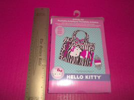 Hello Kitty Craft Kit Black Sanrio Artfolio Threadcraft Tote Sewing Art ... - $18.99