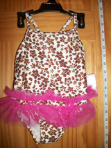 Joe Boxer Baby Clothes 2T Toddler Swimsuit Pink Ruffle Bathing Suit Swim... - $14.24