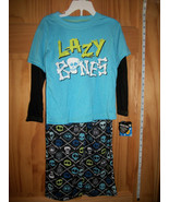 Joe Boxer Baby Clothes 3T Toddler Sleepwear Blue Lazy Bones Pajama Pant ... - £12.79 GBP
