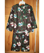 Joe Boxer Baby Clothes 3T Toddler Sleepwear Brown Snow Monster Pajama Pa... - £12.79 GBP