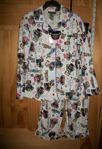 Joe Boxer Girl Clothes XS 4/5 X-Small Pajama Set PJs Cheerio Puppy Dog Sleepwear - £12.85 GBP