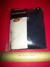 Joe Boxer Men Clothes Small Thermal Underwear Top Blue Crew Neck Winter Shirt - £9.05 GBP