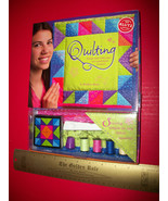 Klutz Craft Kit Book Quilting Threadcraft Design Art Fabric Patchwork Pr... - $21.84
