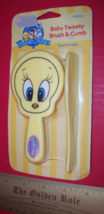 Looney Tunes Baby Gear Set Tweety Bird Haircare Comb Brush Hair Health C... - $9.49