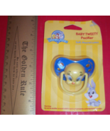 Looney Tunes Baby Gear Blue Tweety Bird Pacifier Gift Soft Natural Latex... - $12.89 CAD