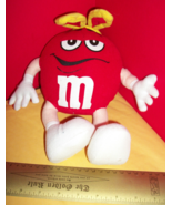M&amp;M Candies Plush Toy Red Soft Stuffed Animal Ears Easter Holiday Rabbit... - $14.24
