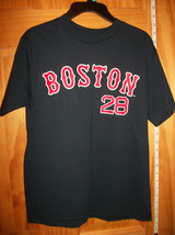 Major League Baseball Boy Clothes 10-12 Medium Boston Red Sox Gonzalez 28 Shirt - £10.62 GBP