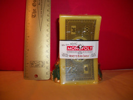 Monopoly Board Game Yellow Money To Burn Candle Hasbro Gold Tokens Toy T... - $18.99