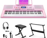 Electric Piano, 61 Keys Piano Keyboard For Beginners, Digital Piano With... - $342.99