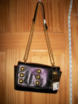 Fashion Gift Nicki Minaj Purse Black Shoulder Accessory Bag Gold Chain H... - $23.74