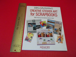 Craft Gift Paper Book Guide Creative Sticker Art Scrapbooks Manual Simpl... - $18.99