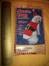 Dog Costume Medium Santa Christmas Outfit Hat Canine Animal Tunic Pet Ho... - £9.83 GBP