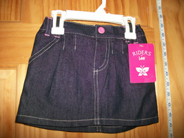 Riders Baby Clothes 2T Toddler Blue Denim Jeans Skirt Girl Lupita Lee Bottoms - £9.84 GBP
