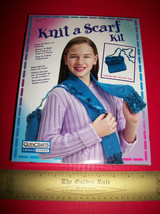 Craft Gift Qunicraft Yarn Kit Knitting Begin Knit Scarf Activity Set Boa... - $18.99