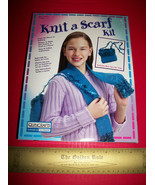 Craft Gift Qunicraft Yarn Kit Knitting Begin Knit Scarf Activity Set Boa... - $359.45 MXN