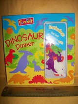 Scholastic Activity Kit Book Dinosaur Dinner Felt Pretend Play Storybook Reading - £6.70 GBP