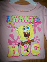 Spongebob Baby Clothes 12M Infant Top Nick Sponge Bob Square Pants Hug Shirt New - £6.82 GBP