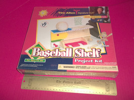 Craft Gift Wood Paint Kit Tim Allen Signature Stuff Baseball Shelf Activity Set - £18.59 GBP