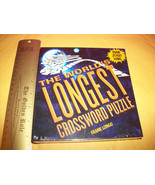 Toy Gift Cross Word Game The World&#39;s Longest Crossword Puzzle 21 Feet Lo... - $18.99