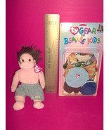 Ty Beanies Doll Set Toy Tumbles Kid Cloth Baby Boy 2000 Plus School Days... - $18.99
