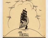 Ideal Fish Restaurant Menu Monterey California 1930&#39;s Santa Cruz Big Tre... - £107.32 GBP