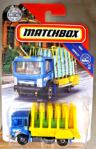 2018 Matchbox 34/125 MBX Service 10/20 GLASS KING Blue-Yellow w/Chrome Disc Sp - £11.01 GBP