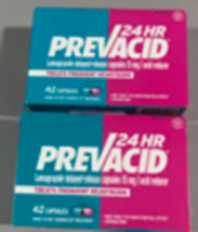 Prevacid 24hr 42 Capsules, 2 Pack, Exp 2024 - £23.66 GBP