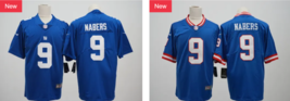 New York Giants #9 Malik Nabers Football Js Legend - Mens Size - 3 Color - £44.02 GBP