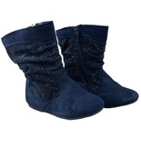 Children&#39;s Place Black Sparkle Glitter Dress Boots Size 8 - $13.50 CAD