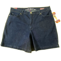 Gloria Vanderbilt Amanda Blue Jean Shorts Women&#39;s size 18 All Around Sli... - £17.97 GBP