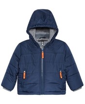 S Rothschild &amp; Co Infant Boys Hooded Bubble Jacket Color Navy Size 18 Mo... - $29.95